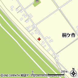 茨城県猿島郡境町桐ケ作2138周辺の地図