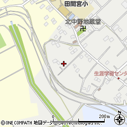 埼玉県鴻巣市北中野122周辺の地図