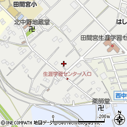 埼玉県鴻巣市北中野45周辺の地図