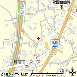 茨城県土浦市永国756-5周辺の地図