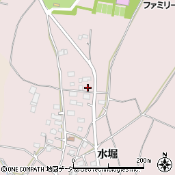 茨城県つくば市水堀446周辺の地図