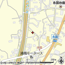 茨城県土浦市永国750周辺の地図