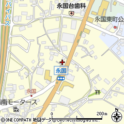 茨城県土浦市永国848周辺の地図