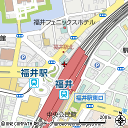 福井警察署駅前交番周辺の地図