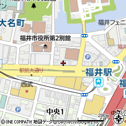 有限会社福井コンタクトレンズセンター周辺の地図