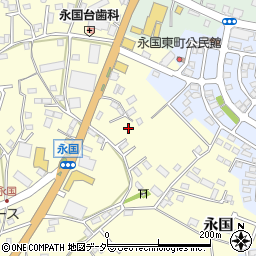 茨城県土浦市永国1031周辺の地図