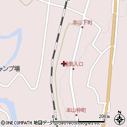 長野県塩尻市本山4934周辺の地図