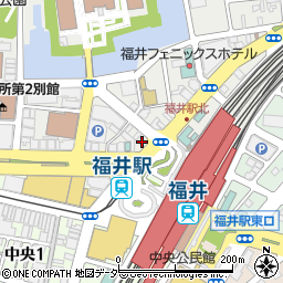 アミューズメントバー トランプ 福井駅前周辺の地図