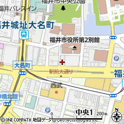 住友生命保険相互会社　福井支社福井中央支部周辺の地図