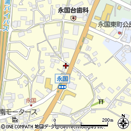茨城県土浦市永国848-5周辺の地図