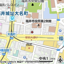 三井住友銀行福井支店 ＡＴＭ周辺の地図