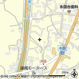 茨城県土浦市永国754-3周辺の地図