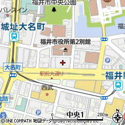 福井放送会館周辺の地図