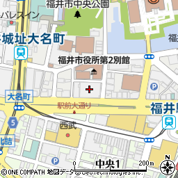 日本たばこ産業株式会社福井支店周辺の地図