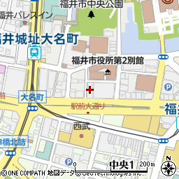 株式会社三井住友銀行　福井支店周辺の地図