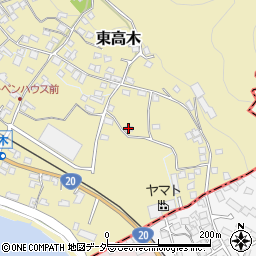 長野県諏訪郡下諏訪町東高木9008周辺の地図