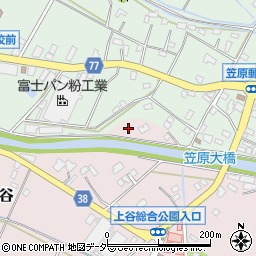 埼玉県鴻巣市上谷852周辺の地図