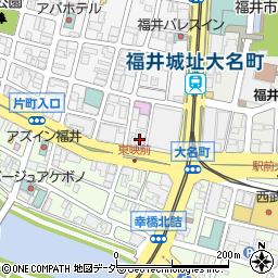 北國銀行福井支店 ＡＴＭ周辺の地図