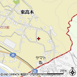 長野県諏訪郡下諏訪町東高木9020周辺の地図