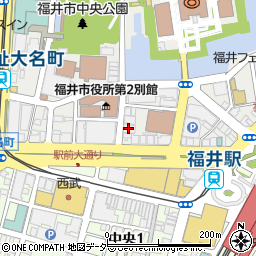 オリックス自動車株式会社　福井支店周辺の地図