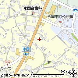 茨城県土浦市永国1033-10周辺の地図