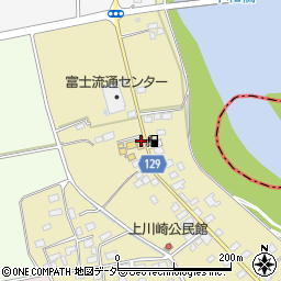 日石三菱水海道五箇給油所　岡野商店周辺の地図