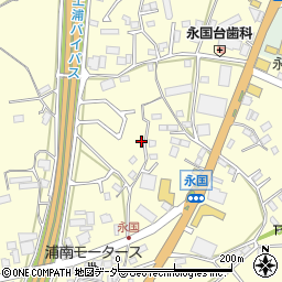 茨城県土浦市永国861周辺の地図
