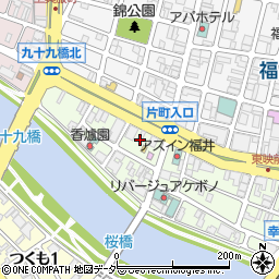 羽二重餅總本舗 松岡軒 本店周辺の地図