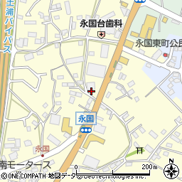 茨城県土浦市永国990周辺の地図