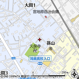 金子畳店周辺の地図