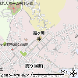 茨城県土浦市霞ケ岡町周辺の地図