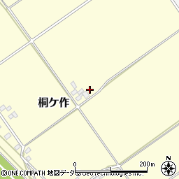 茨城県境町（猿島郡）桐ケ作周辺の地図
