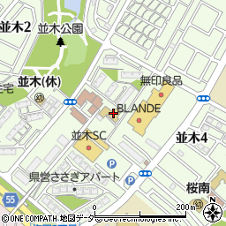 つくば市立　並木児童館周辺の地図