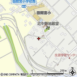 埼玉県鴻巣市北中野112周辺の地図