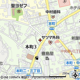 産経新聞岡谷販売店周辺の地図