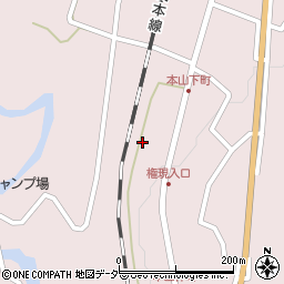 長野県塩尻市本山4942-1周辺の地図