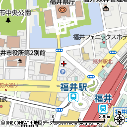 みずほ銀行福井支店周辺の地図
