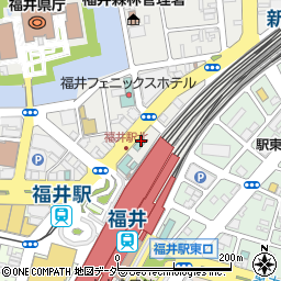 ホテルルートイン福井駅前周辺の地図