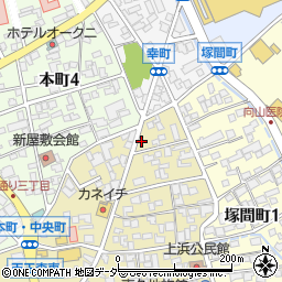 塚原川魚店周辺の地図