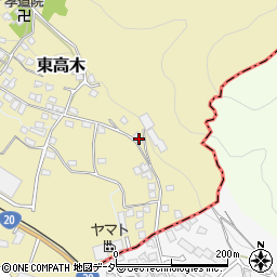 長野県諏訪郡下諏訪町東高木9223周辺の地図