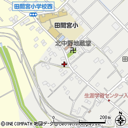 埼玉県　警察署鴻巣警察署田間宮駐在所周辺の地図