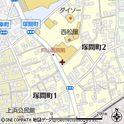 サークルＫ岡谷塚間町店周辺の地図