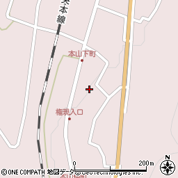 長野県塩尻市本山4964周辺の地図