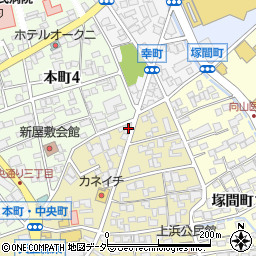 長野県岡谷市中央町3丁目1-20周辺の地図