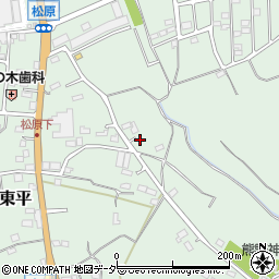 埼玉県東松山市東平1467-3周辺の地図