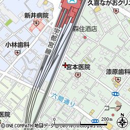 中村風呂センター周辺の地図