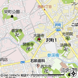 大蓮寺周辺の地図