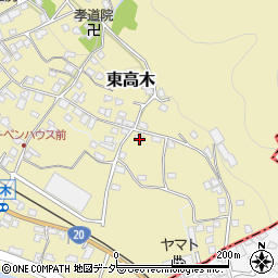 長野県諏訪郡下諏訪町東高木9011周辺の地図