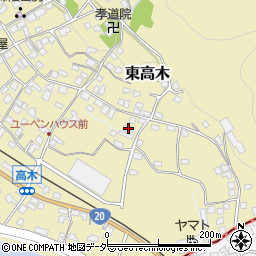 長野県諏訪郡下諏訪町東高木9062周辺の地図