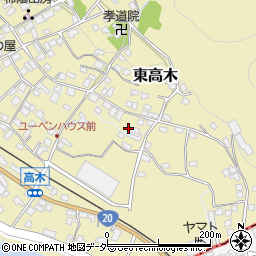 長野県諏訪郡下諏訪町東高木9062-7周辺の地図